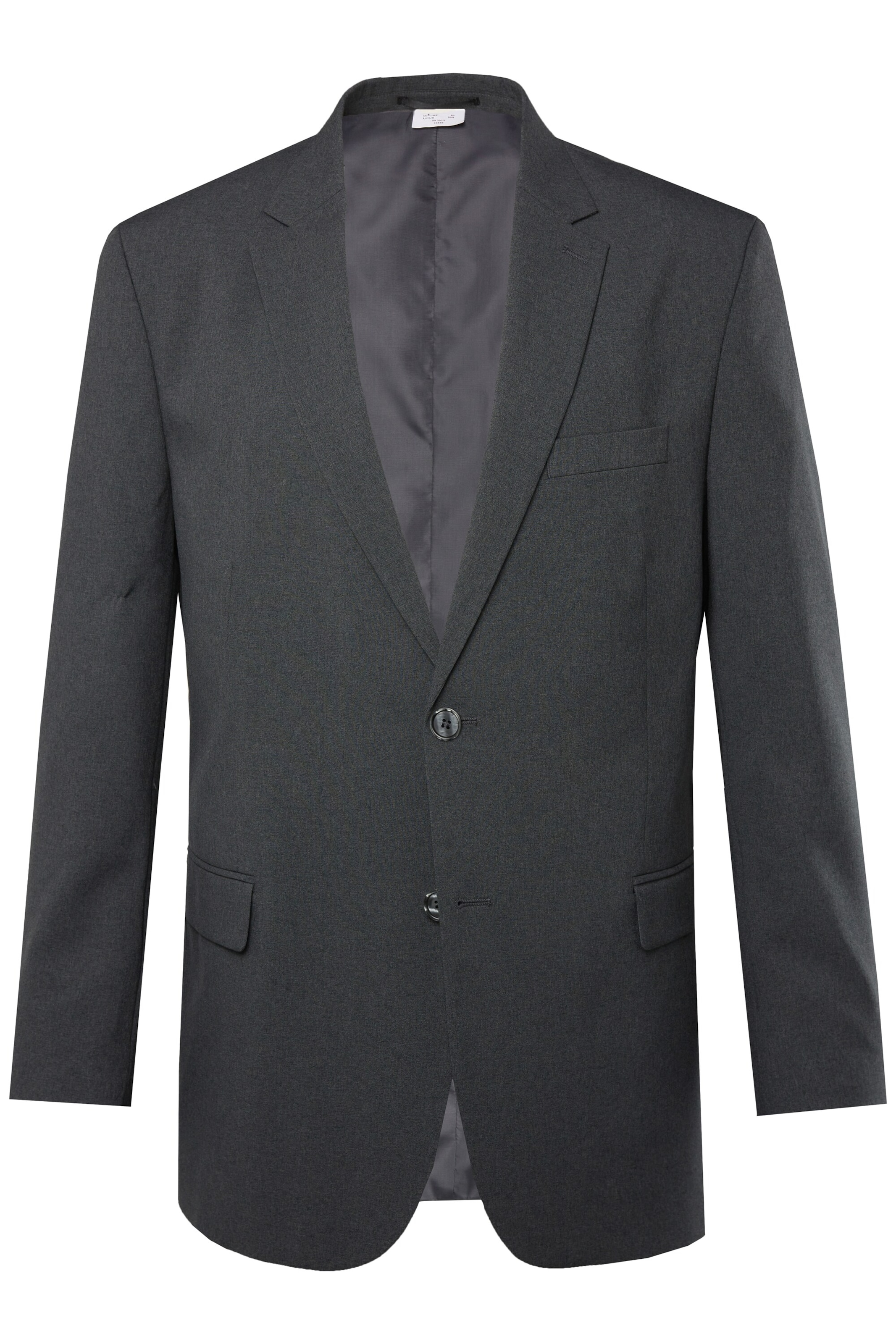 Men Plus Regular Fit Sakko in Grau: Vorderseite