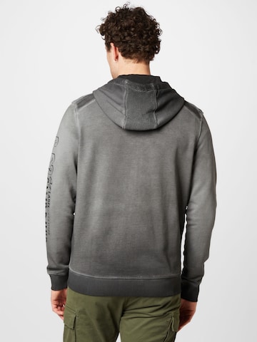 CAMP DAVID Zip-Up Hoodie 'Land Of Legends' in Black