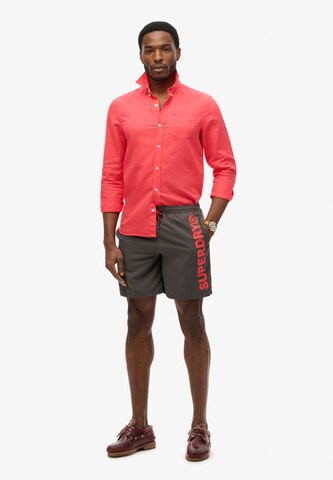 Superdry Zwemshorts in Grijs
