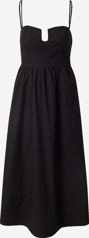 EDITED Kleid 'Gia' (GOTS) in Schwarz: predná strana