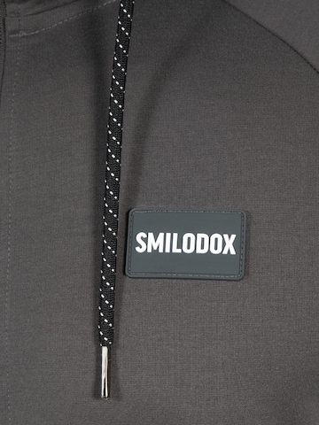 Smilodox Zip-Up Hoodie 'Suit Pro' in Grey