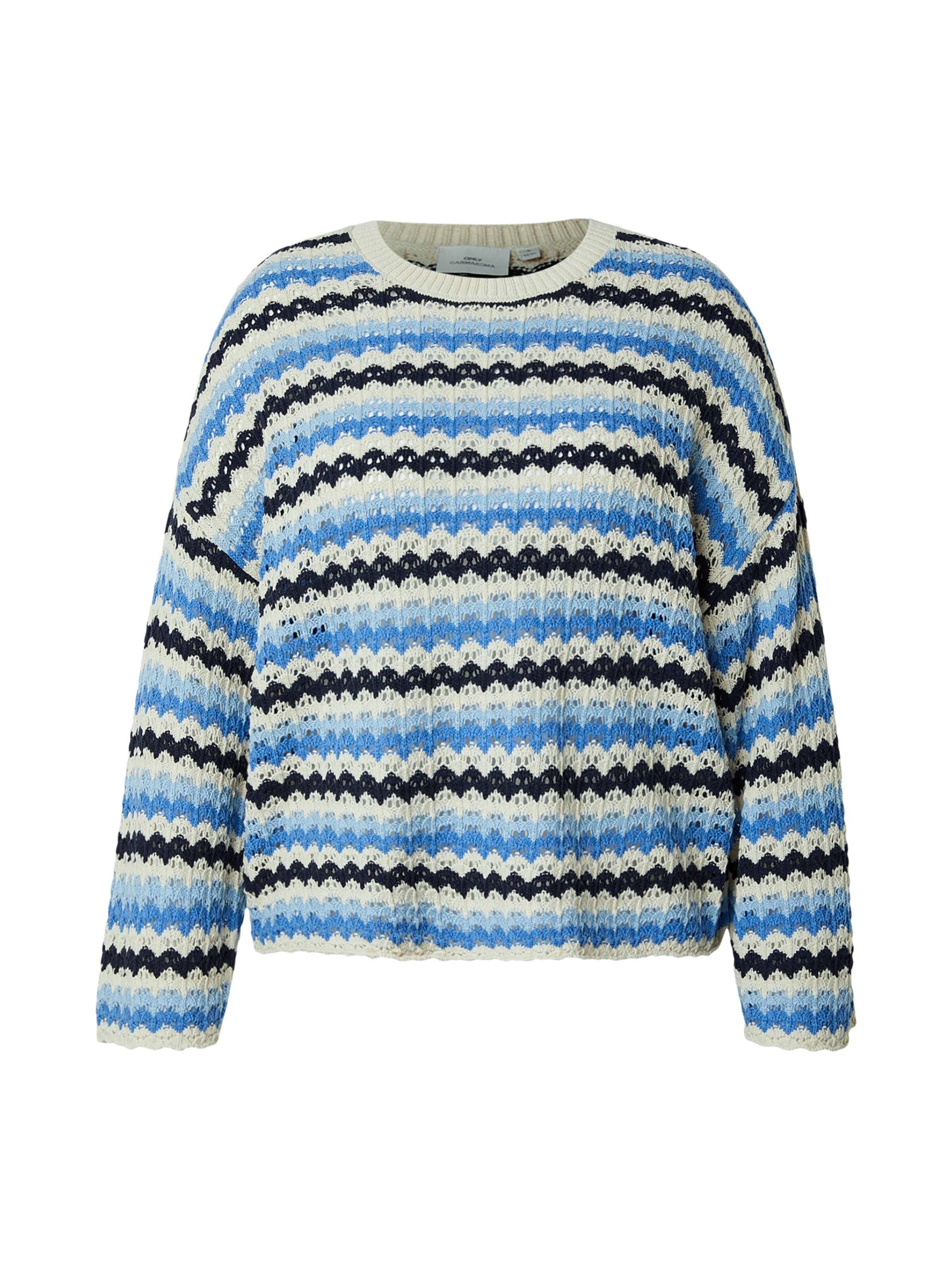 ONLY Carmakoma Svetr 'CARAsa' – béžová: přední strana