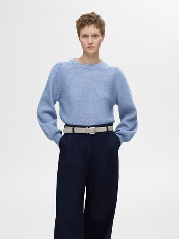 Pull-over 'SLFLulu' SELECTED FEMME en bleu : devant