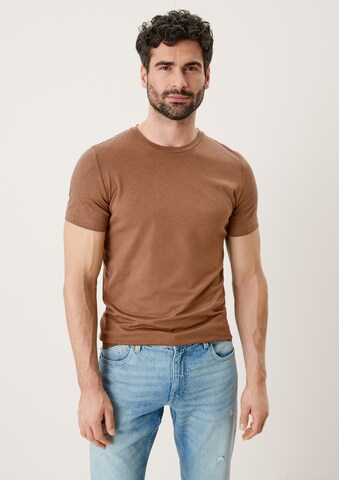 s.Oliver T-Shirt in Braun: Vorderseite