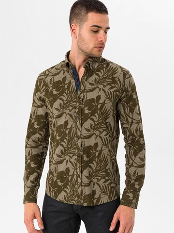 By Diess Collection Slim fit Overhemd in Groen