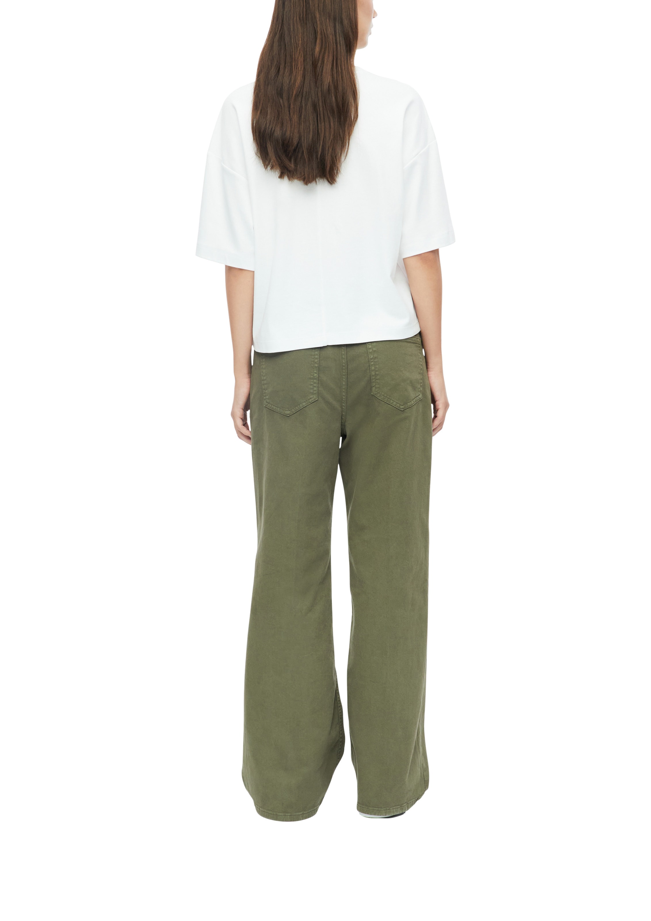 s.Oliver Wide leg Jeans 'Suri' in Green