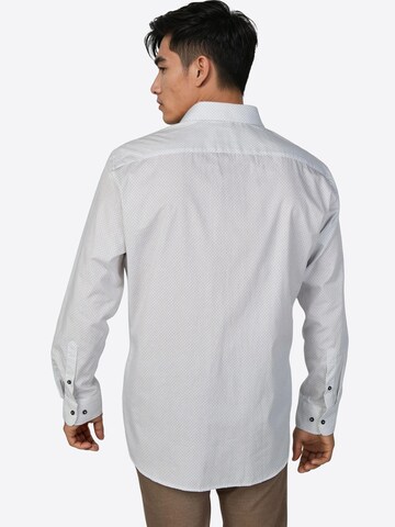 PIERRE CARDIN Regular fit Button Up Shirt in White