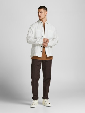 JACK & JONES Regular fit Button Up Shirt 'Logan' in White