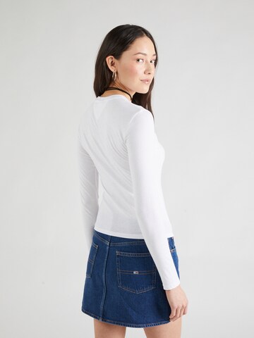 Tommy Jeans - Camisa 'ESSENTIAL' em branco