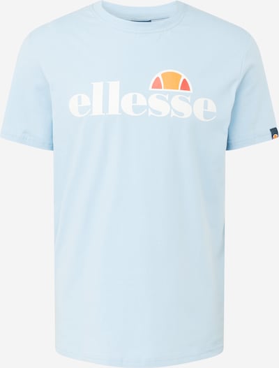 ELLESSE Shirt 'Prado' in Light blue / Curry / Orange / White, Item view