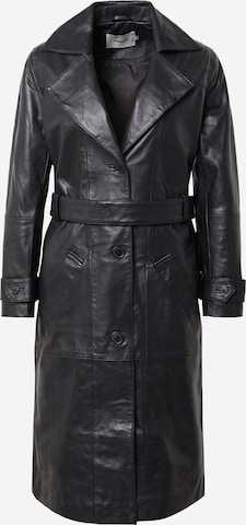 Deadwood Between-Seasons Coat 'Terra' in Black: front