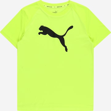 PUMA - Camiseta funcional 'ACTIVE SPORTS' en amarillo: frente