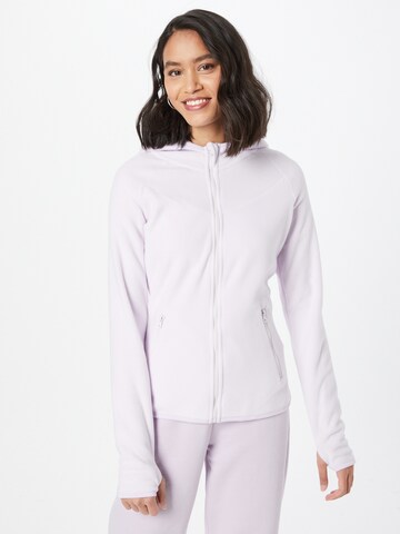 Veste en polaire 'Polar' Urban Classics en violet : devant