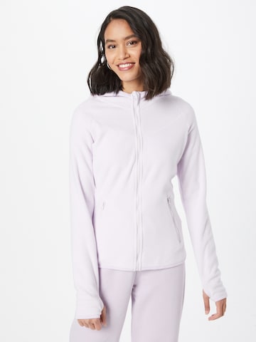 Urban Classics Fleece jacket 'Polar' in Purple: front