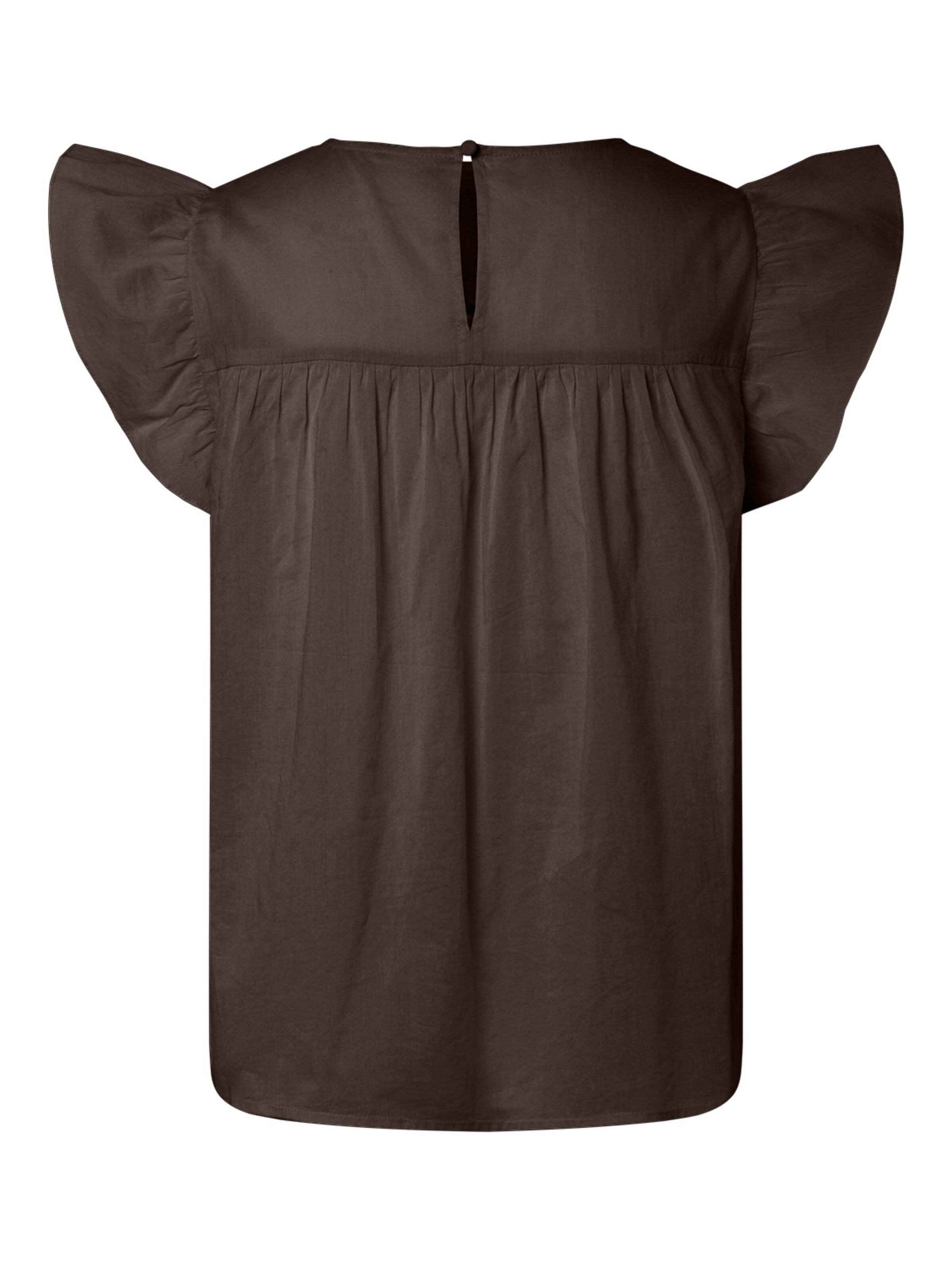 T-shirt 'PCAstrid' PIECES en marron