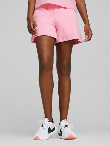 PUMA Regularen Športne hlače 'MOTION 5' | roza barva: sprednja stran