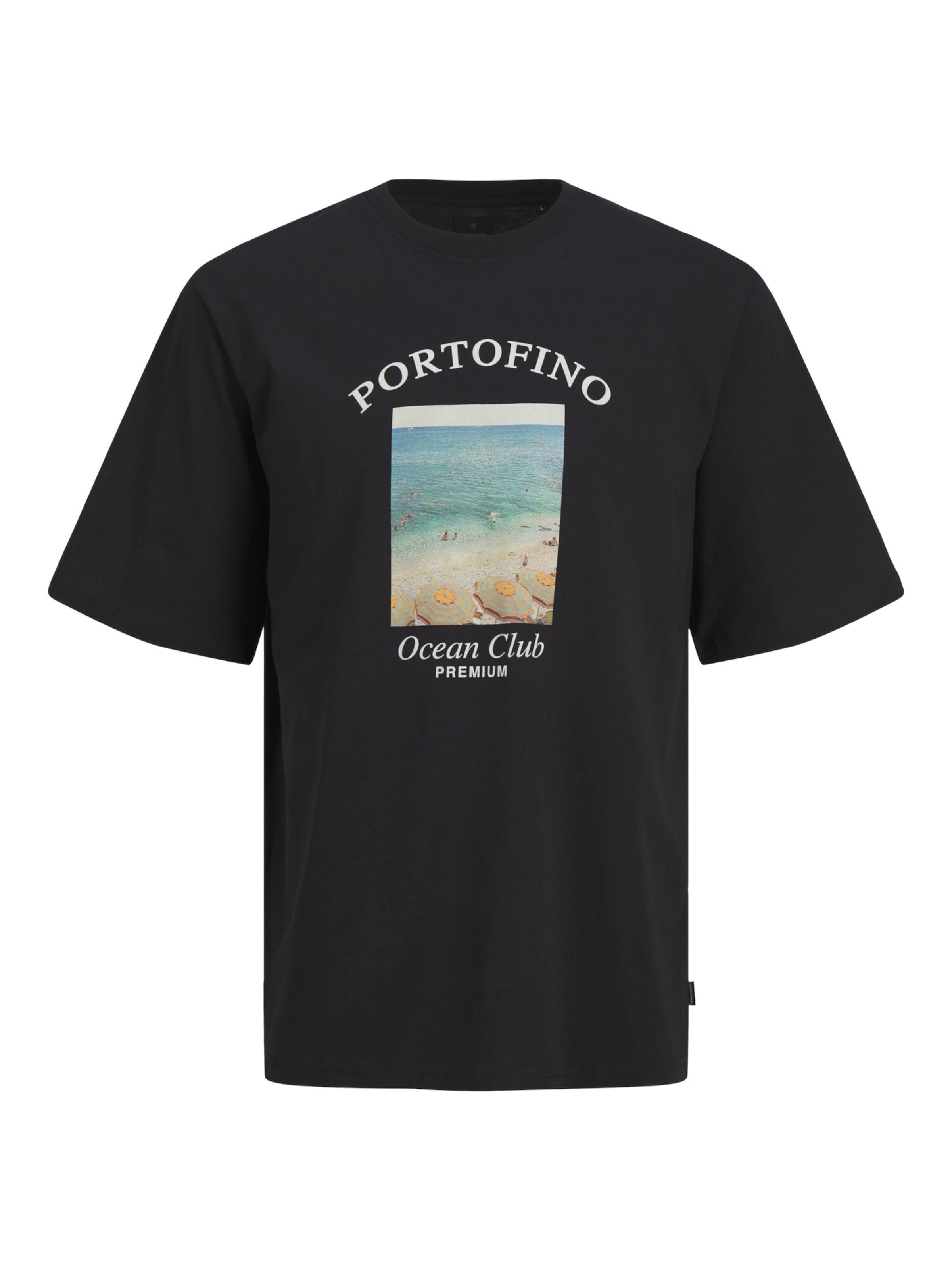 Maglietta di JACK & JONES in nero: frontale