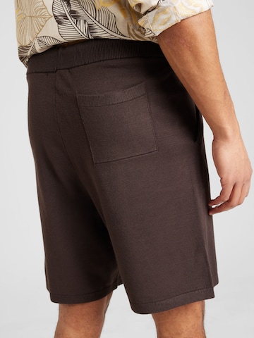 SELECTED HOMME Regular Shorts 'Teller' in Braun