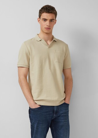 s.Oliver Shirt in Beige: voorkant