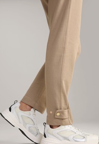JOOP! Regular Trousers 'Tilda' in Beige