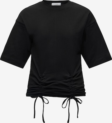 T-shirt 'MALLE' TOPSHOP en noir : devant