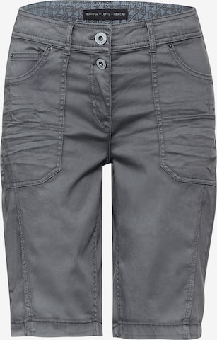 CECIL Regular Pants in Grey: front