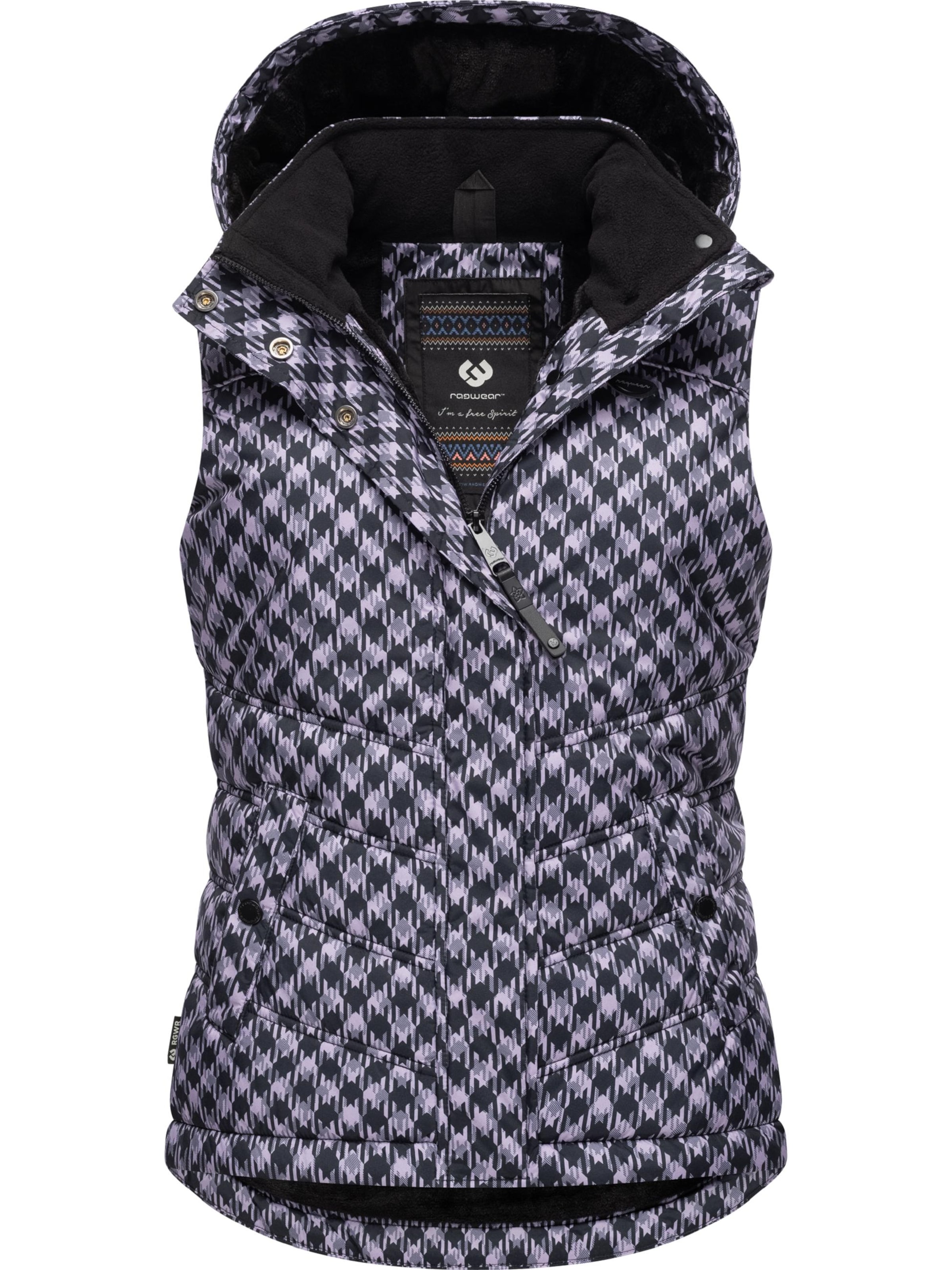 Ragwear Γιλέκο 'Hesty' σε λιλά: μπροστά