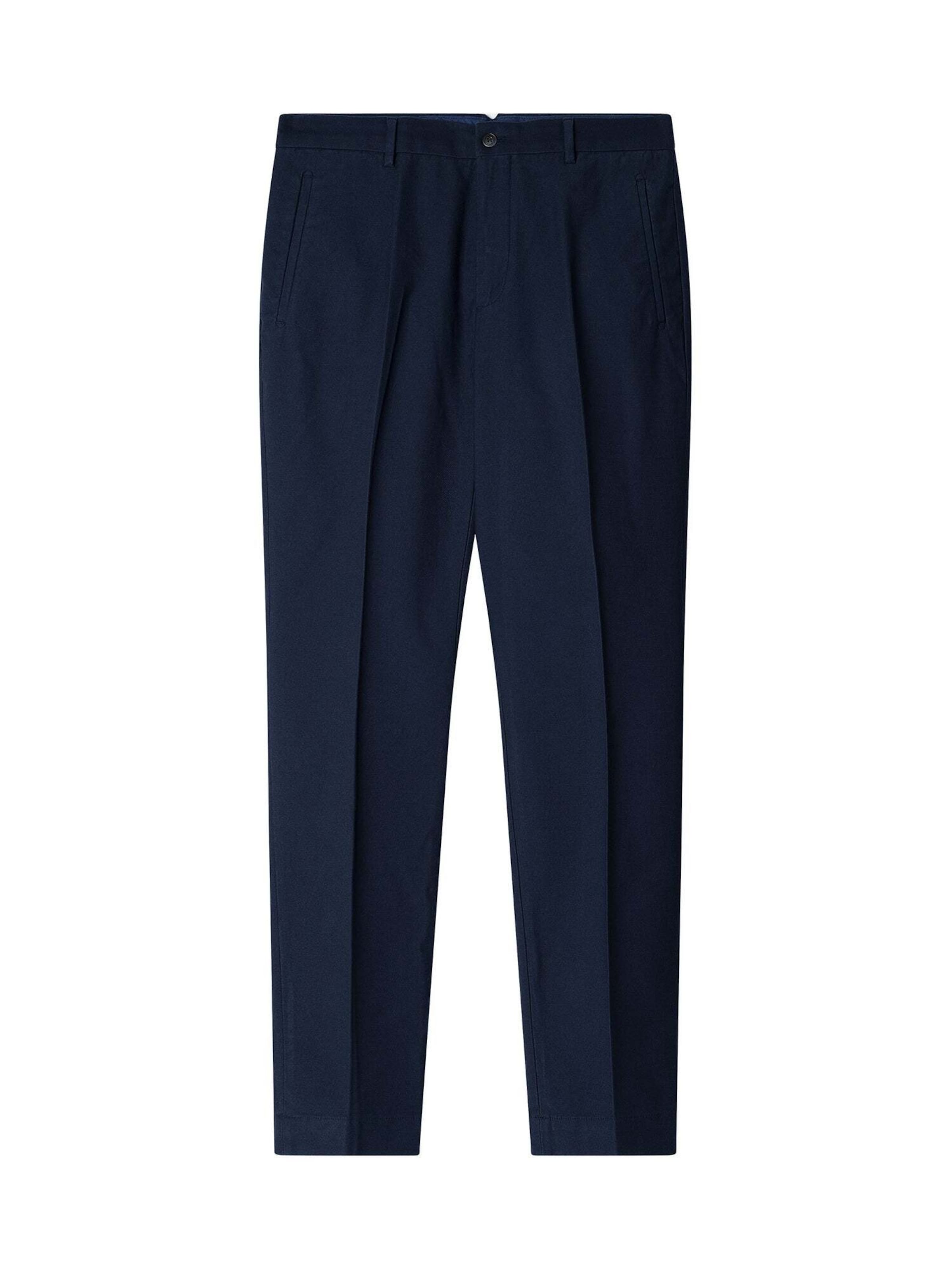 Hackett London Regular Chino in Blauw: voorkant