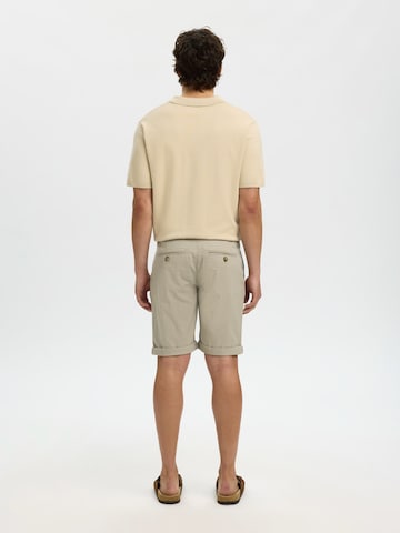 SELECTED Slim fit Chino trousers 'SLHLUTON' in Green