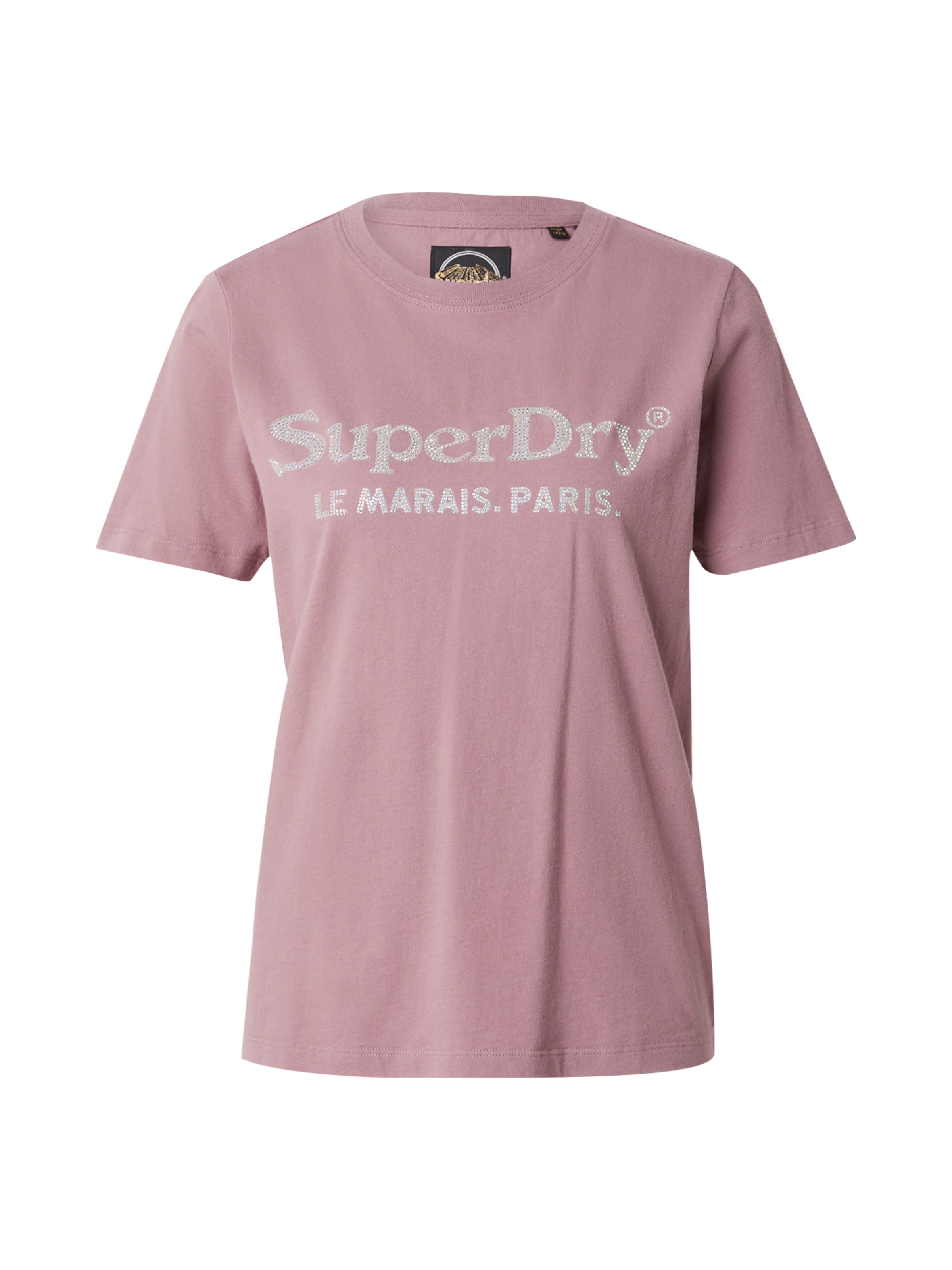 Superdry - Camisa 'VENUE' em roxo: frente