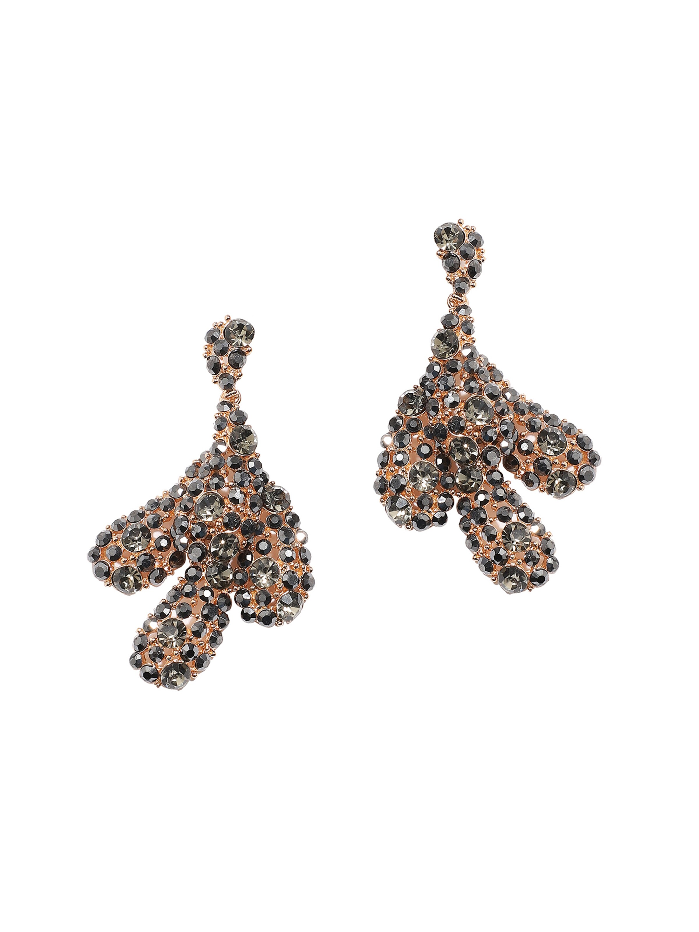 Cercei ' Anette ' de la SOHI pe negru: față