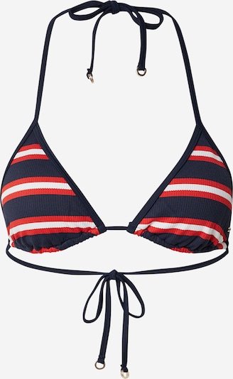 Bikinio viršutinė dalis iš Tommy Hilfiger Underwear, spalva – tamsiai mėlyna jūros spalva / raudona / balta, Prekių apžvalga