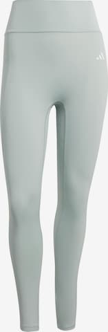 ADIDAS PERFORMANCE Sportbroek 'Optime Power Essentials' in Groen: voorkant