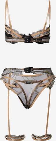 Invisible Ensemble de linge 'Celestial Star' Nasty Gal en or