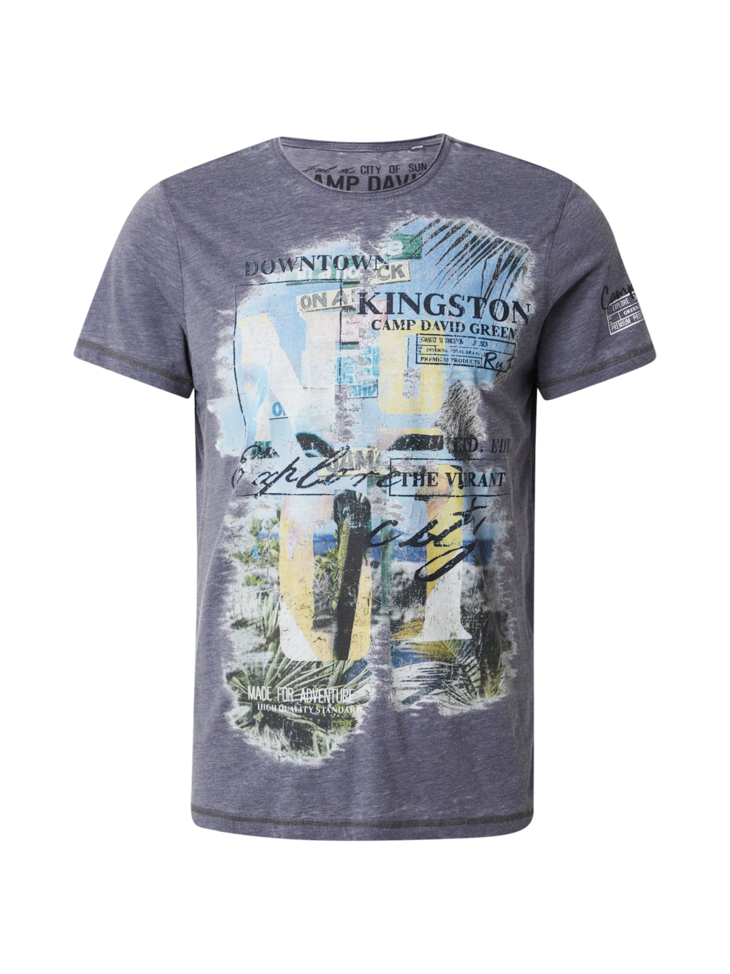 CAMP DAVID Shirt in Blue: front