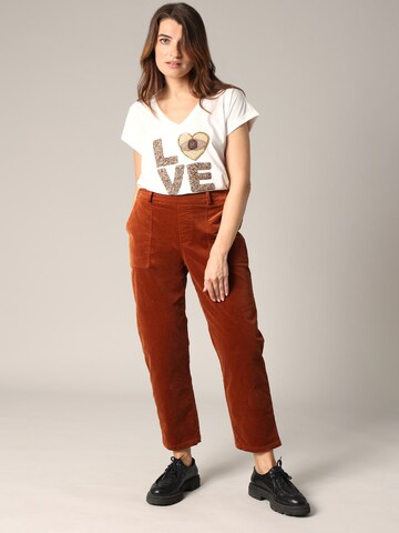 Regular Pantalon 'Wiyana' Deeluxe en marron