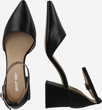 ABOUT YOU Γόβες slingback 'Jana' σε μαύρο