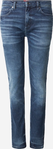 HUGO Slimfit Farkut värissä sininen: etupuoli