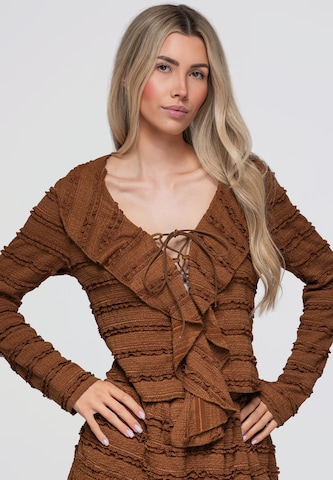 Ombre Shirt ' OW-TS-E0067' in Brown