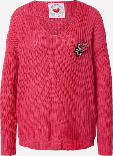 Pullover Frogbox di colore pitaya, Visualizzazione prodotti