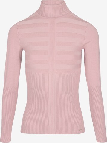 Morgan Sweater '132-MENTOS' in Pink: front