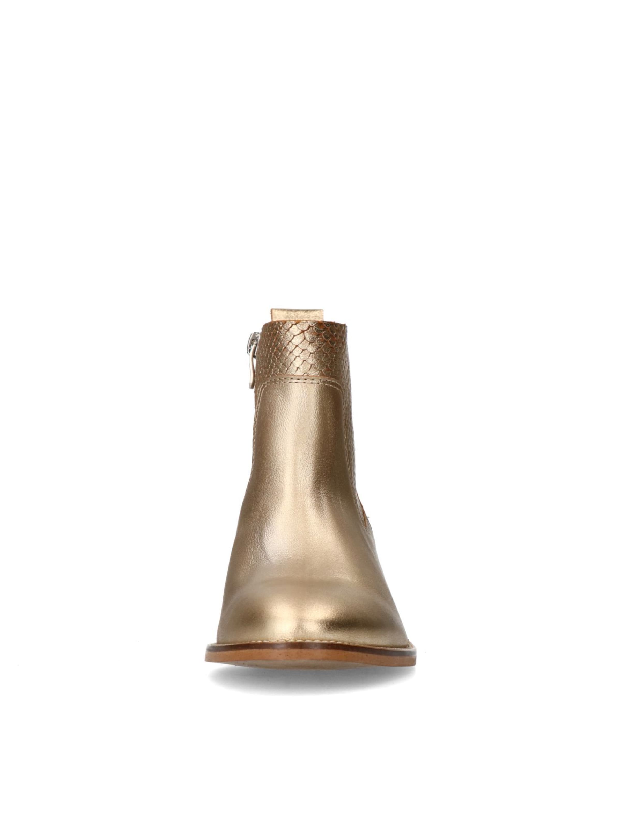 MANFIELD Stiefelette in Gold