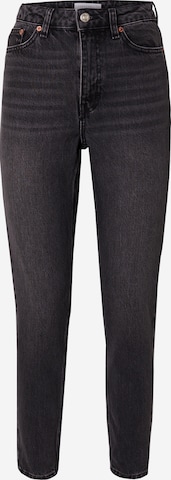 TOPSHOPSlimfit Traperice - crna boja: prednji dio