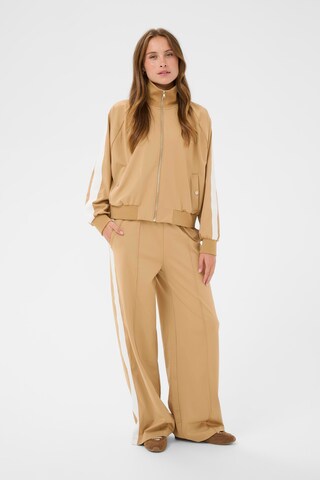 SAINT TROPEZ Wide Leg Hose in Beige