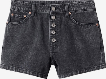 MANGO Regular Jeans 'IRIS' in Grijs: voorkant