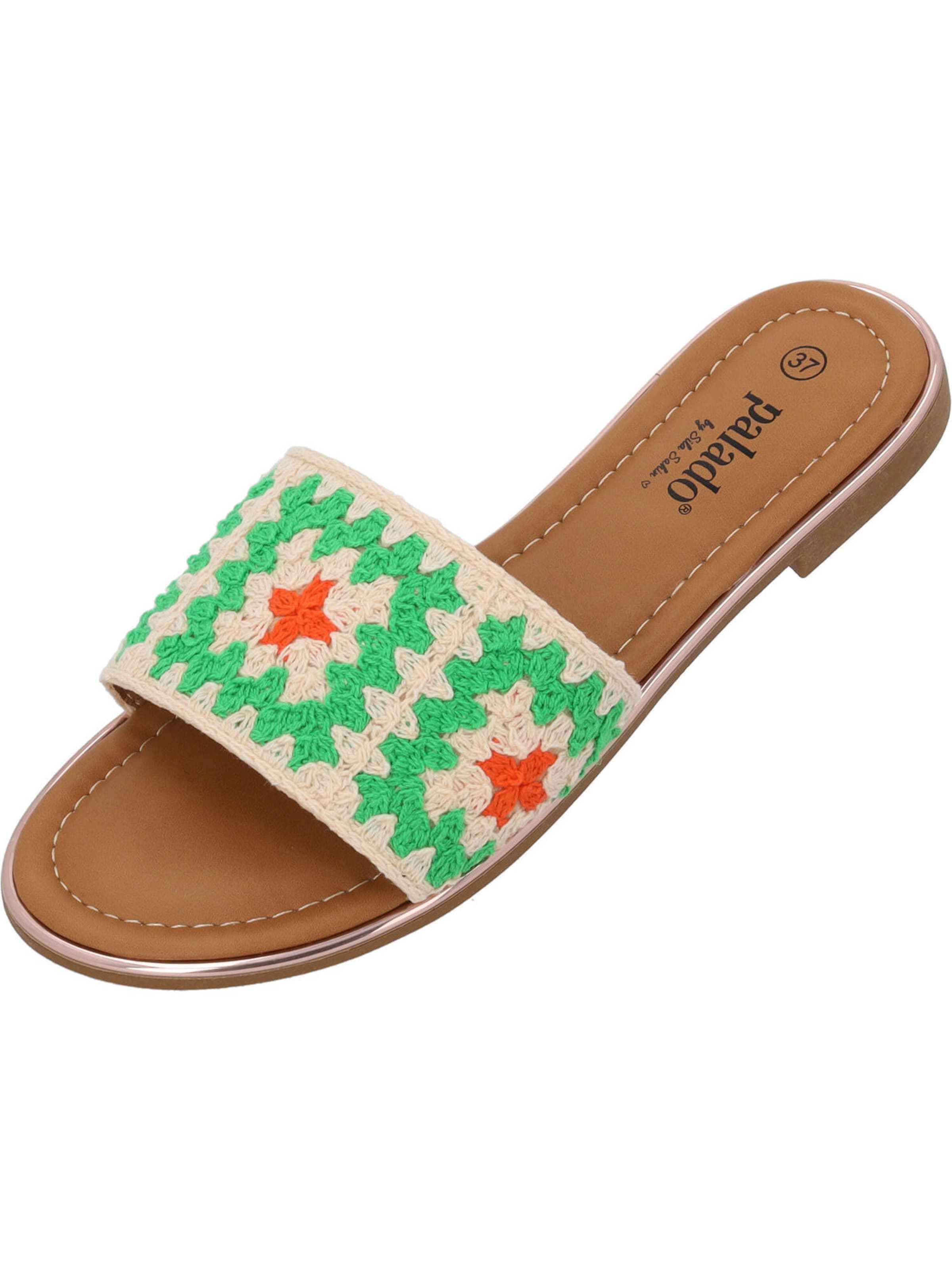 Palado by Sila Sahin Пантолеты 'Xami' в Зеленый: спереди