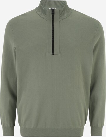 Pullover 'COLLECTIVE' di Jack & Jones Plus in verde: frontale