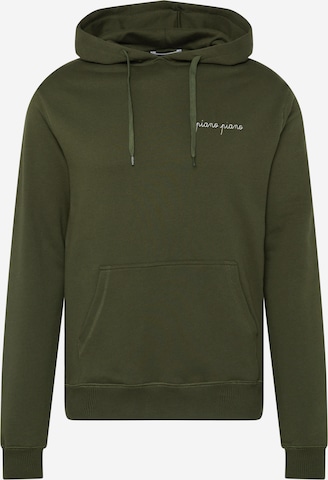 Maison Labiche Sweatshirt 'PIANO PIANO' in Groen: voorkant