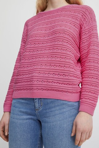 ICHI Sweater 'MARION' in Pink