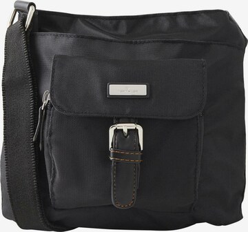 TOM TAILOR Crossbody Bag 'Rina' in Black: front